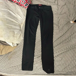 Dickies girl size Junior 11 black work pants stretch skate punk